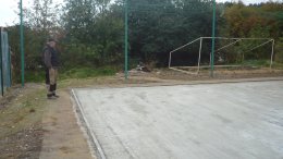 Rekonstrukce tréninkové plochy na hřiště s umělým povrchem r. 2016