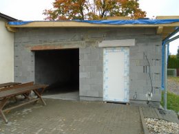 Technické zázemí fotbalového stadionu TJ Vysočany r. 2017