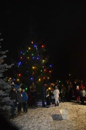 Rozsvícení vánočního stromu v obci 2018