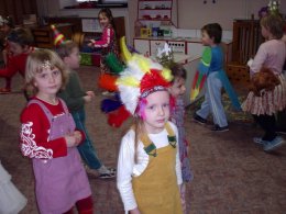 Příprava v MŠ na dětský karneval