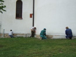 Zahájení oprav farního kostela