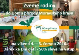 Dům přírody - sleva pro rodiny ke Dni dětí