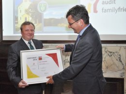 Obec Vysočany získala certifikát pro-rodinného auditu