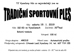 Tradiční sportovní ples