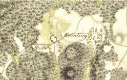 Housko a Molenburk na starých mapách