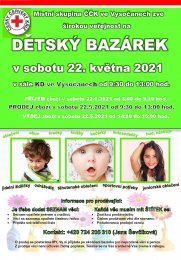 Dětský bazárek - JARO/LÉTO 2021