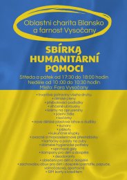 Sbírka humanitární pomoci