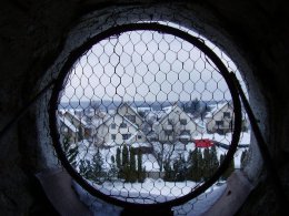 Netradiční zimní pohled na Vysočany