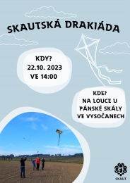 Pozvánka na skautskou drakiádu