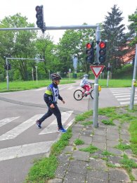 Čtvrťáci na dopravním hřišti