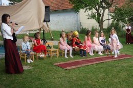 Zahradní slavnost - pasování na školáky