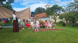 Zahradní slavnost - pasování na školáky