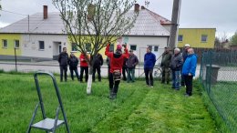 Učili jsme se, jak pečovat o stromy